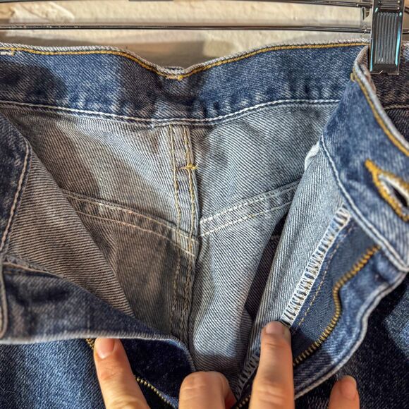90s Wrangler Straight-Leg Jeans 36 × 29 – Medium Wash, Pre-Owned Good Condition - Picture 8 of 8